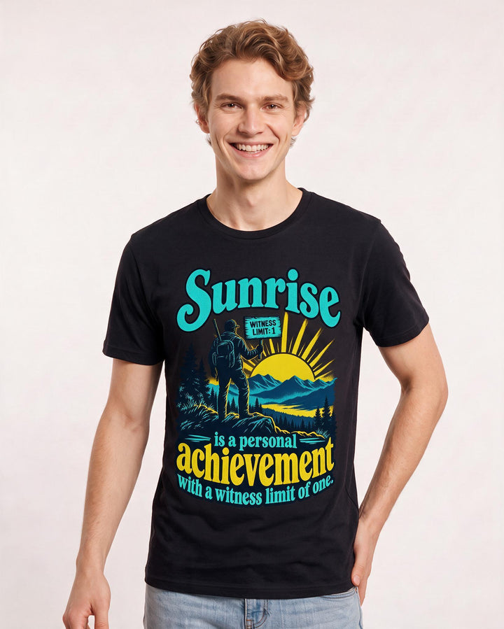 Hunting Black T-Shirt for Men – Everyday Expression Graphic Tee product image 1