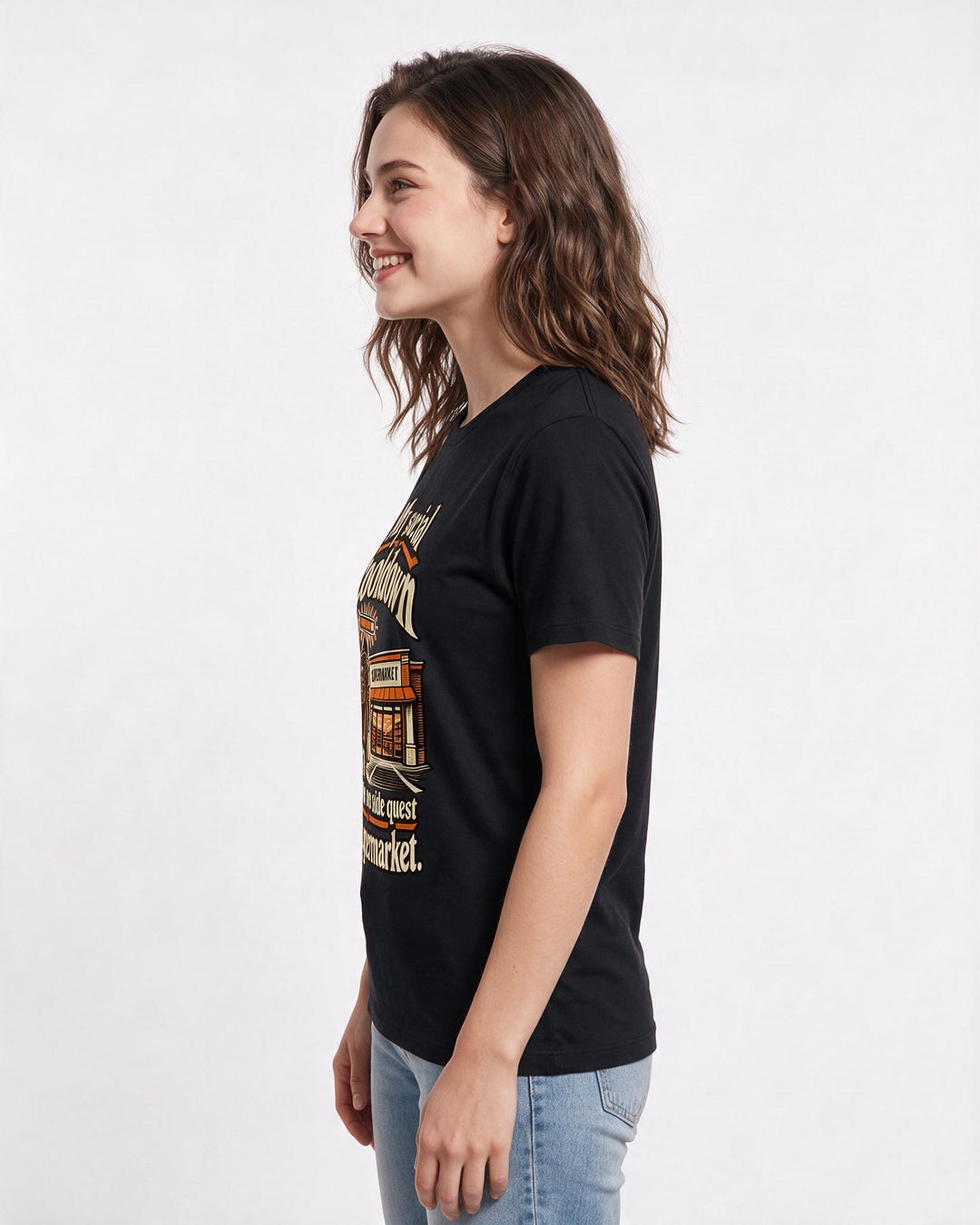 Gaming Black T-Shirt for Women – Game Night Graphic Tee product image 2