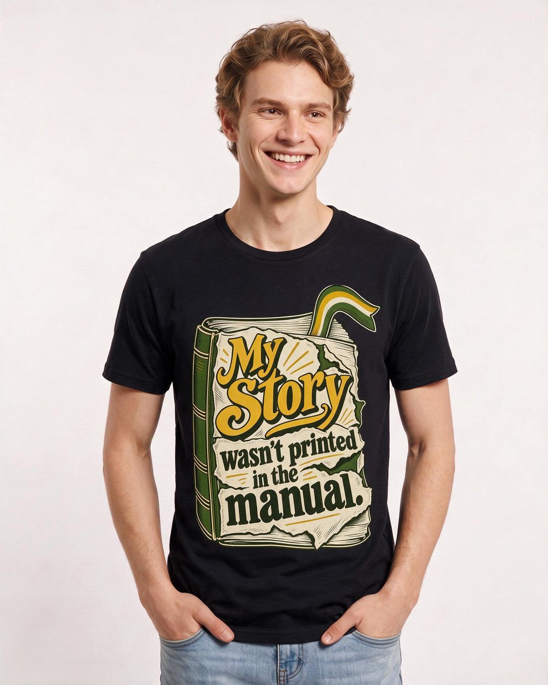 Pride Black T-Shirt for Men – Everyday Expression Graphic Tee product image 1