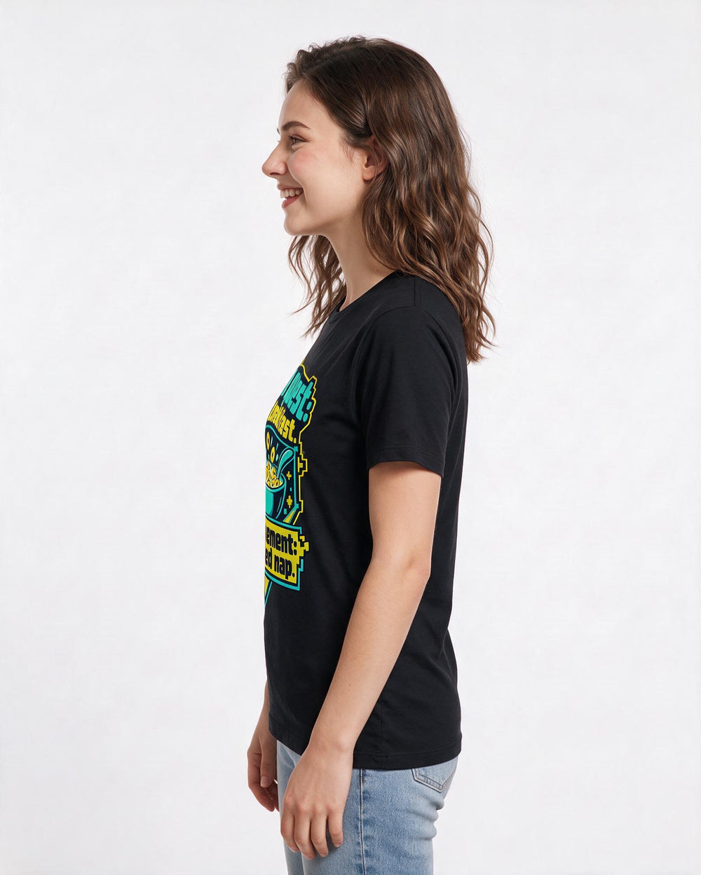 Gaming Black T-Shirt for Women – Game Night Graphic Tee product image 2