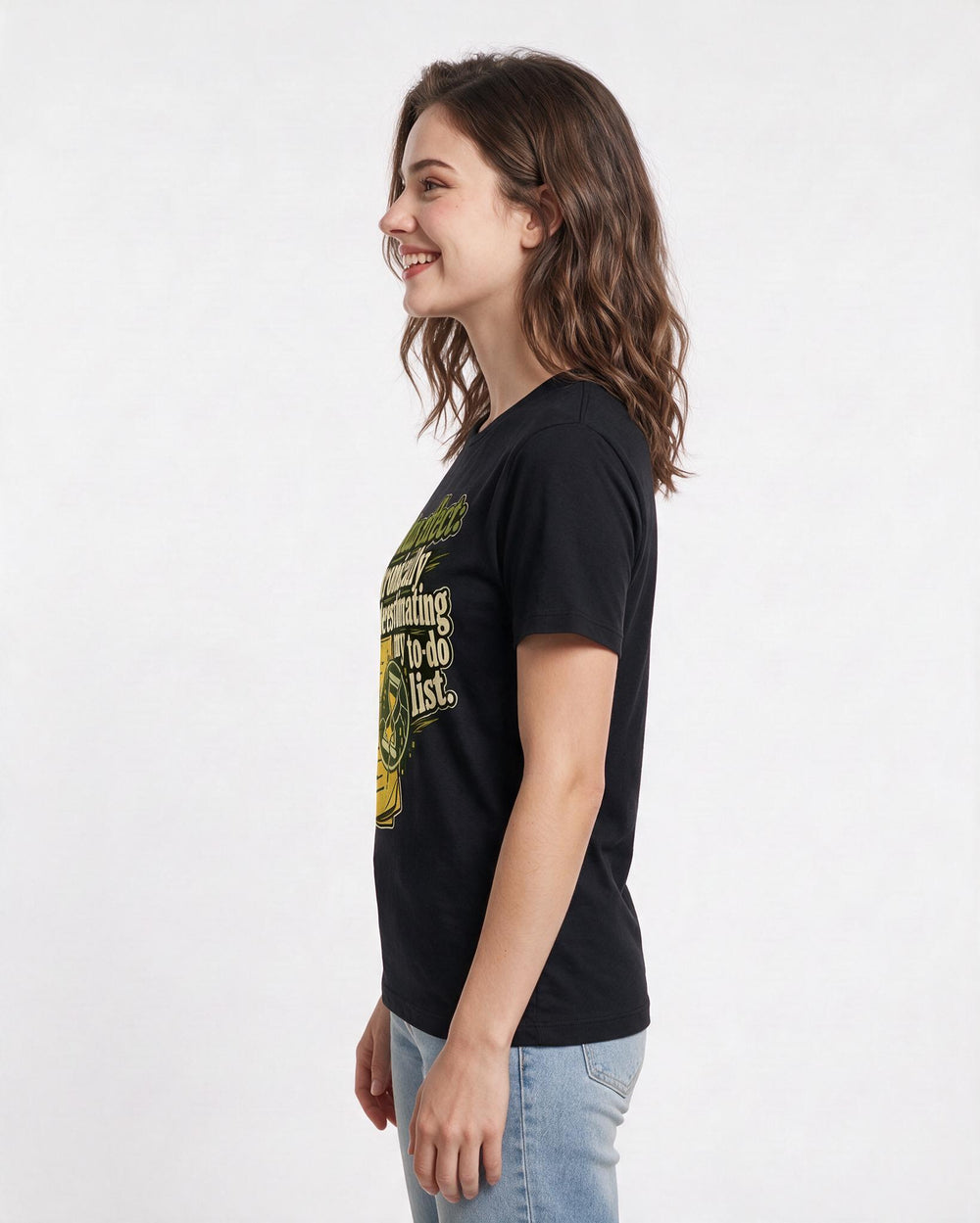 Gaming Black T-Shirt for Women – Game Night Graphic Tee product image 2