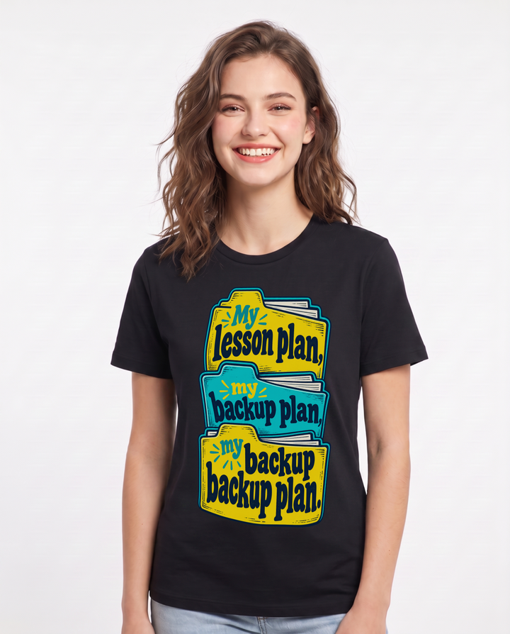 Teacher Black T-Shirt for Women – Everyday Expression Graphic Tee product image 3