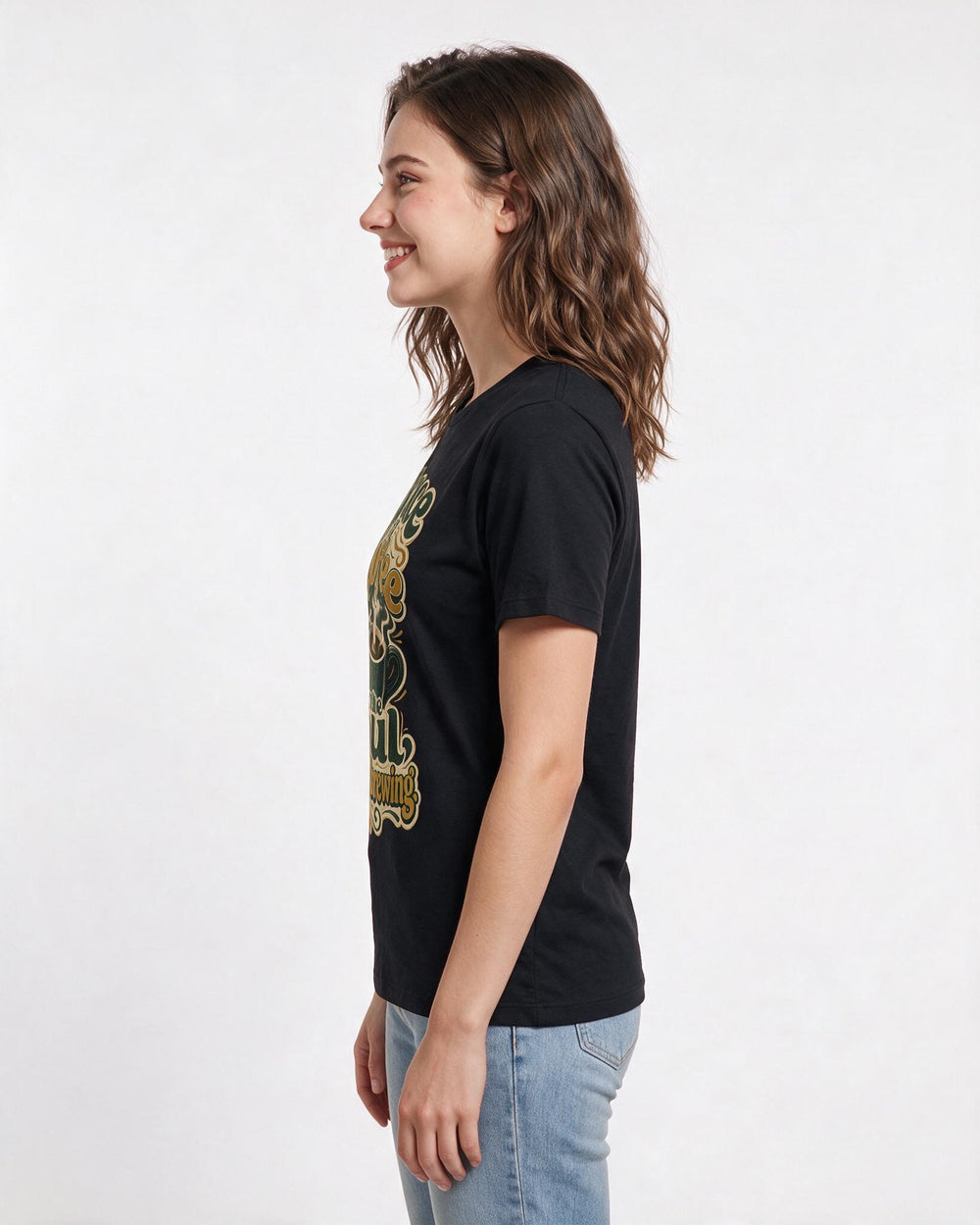 Christian Faith Black T-Shirt for Women – Everyday Expression Graphic Tee product image 2