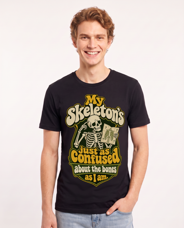 Halloween Black T-Shirt for Men – Halloween Theme Graphic Tee product image 3