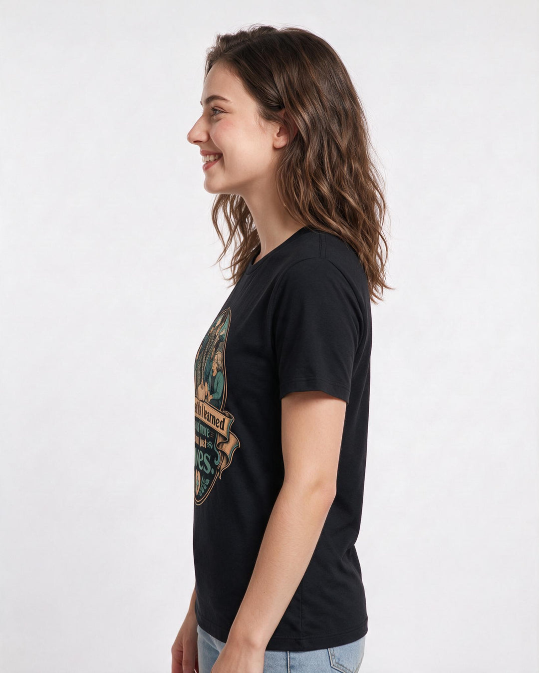 Veteran Black T-Shirt for Women – Everyday Expression Graphic Tee product image 2