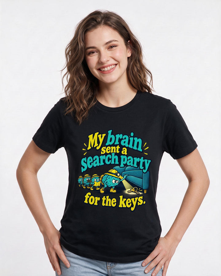Meme Black T-Shirt for Women – Everyday Expression Graphic Tee product image 1