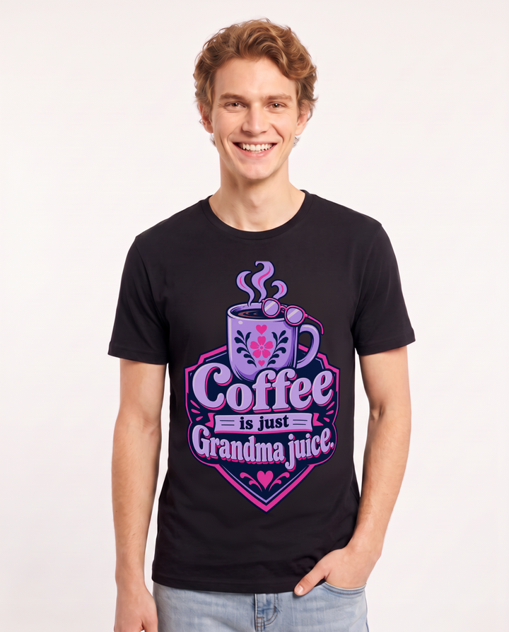 Grandparent Black T-Shirt for Men – Everyday Expression Graphic Tee product image 3