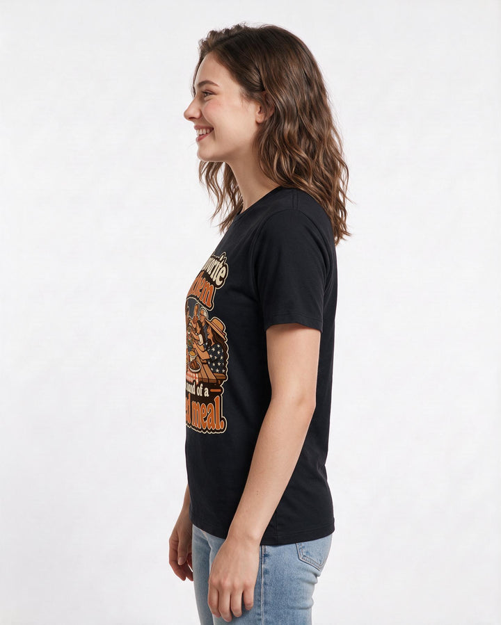 Patriotic Black T-Shirt for Women – Everyday Expression Graphic Tee product image 2