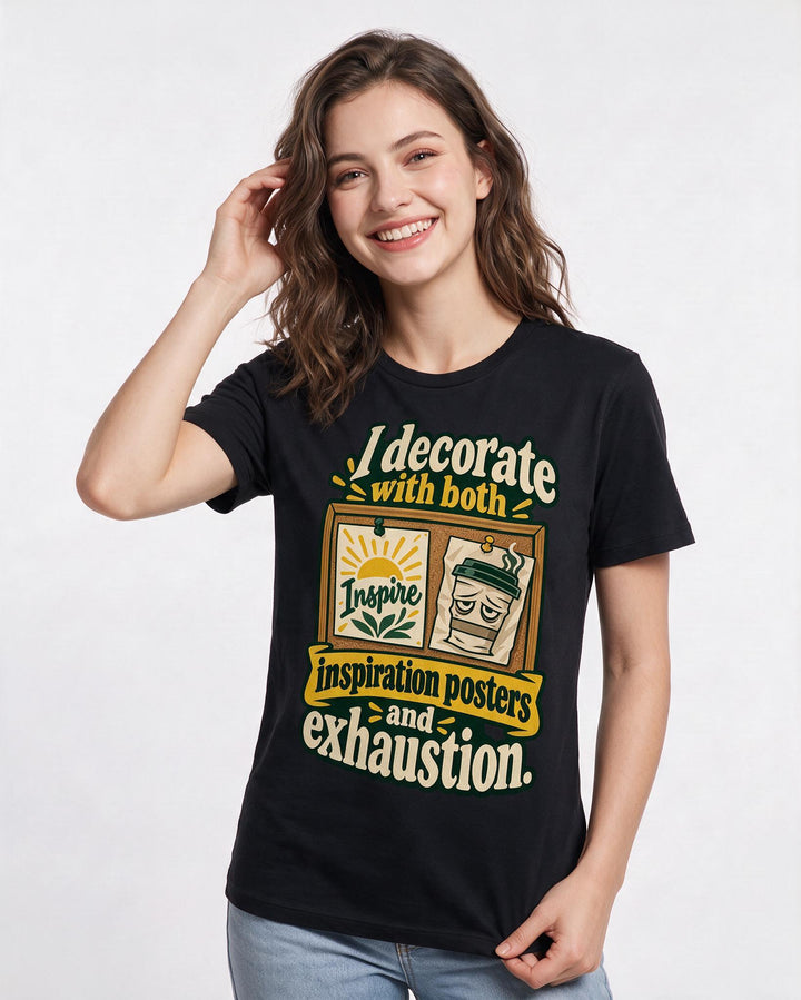 Teacher Black T-Shirt for Women – Everyday Expression Graphic Tee product image 1
