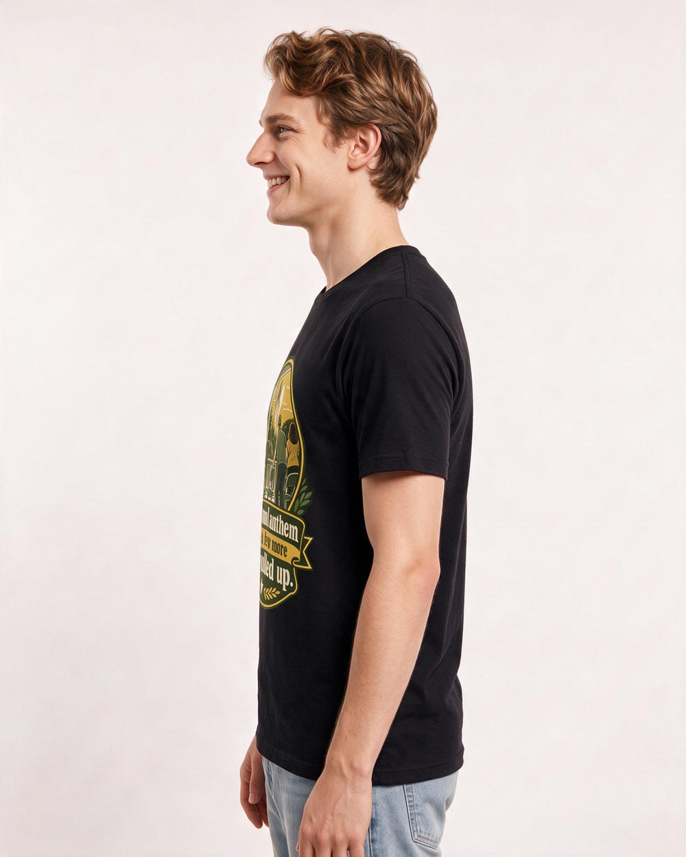 Patriotic Black T-Shirt for Men – Everyday Expression Graphic Tee product image 2
