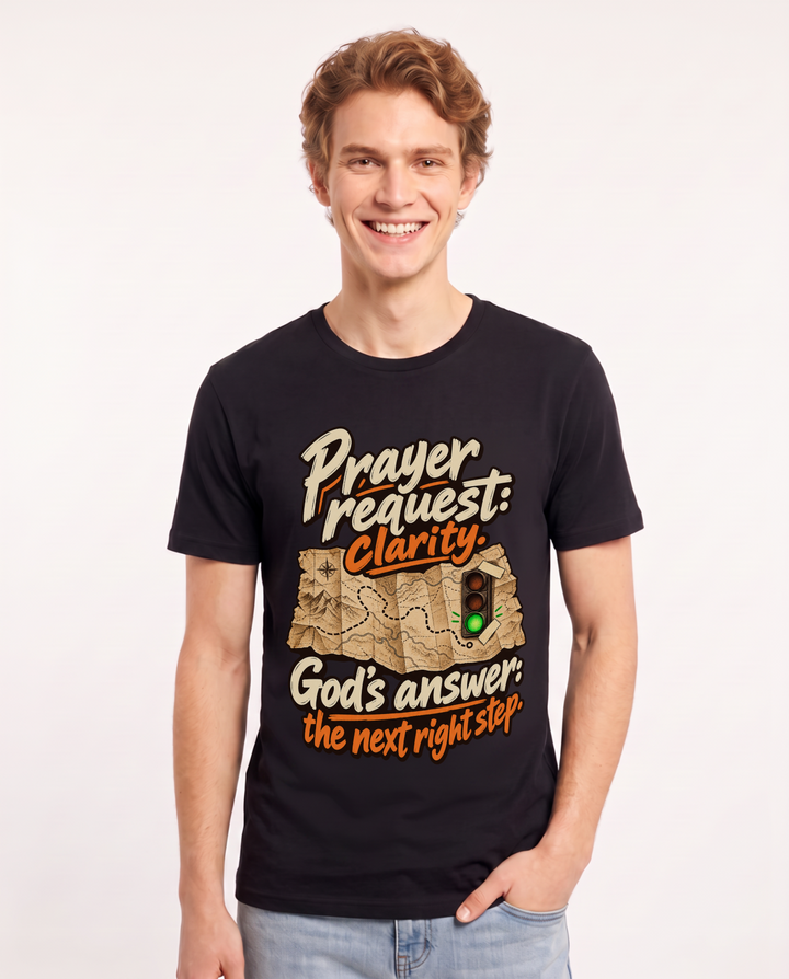 Christian Faith Black T-Shirt for Men – Everyday Expression Graphic Tee product image 3