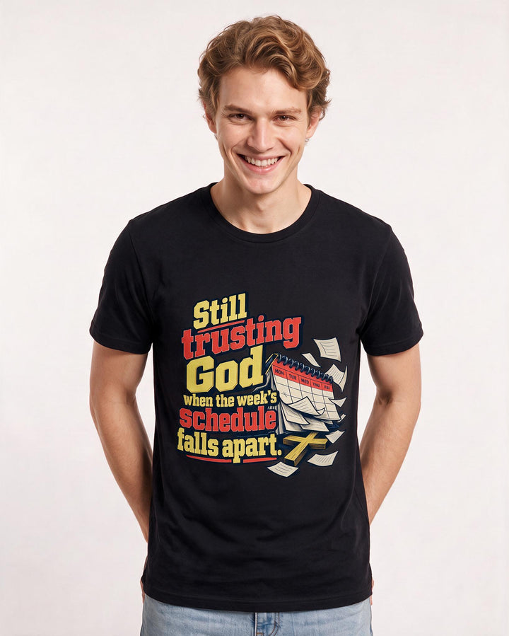 Christian Faith Black T-Shirt for Men – Everyday Expression Graphic Tee product image 1