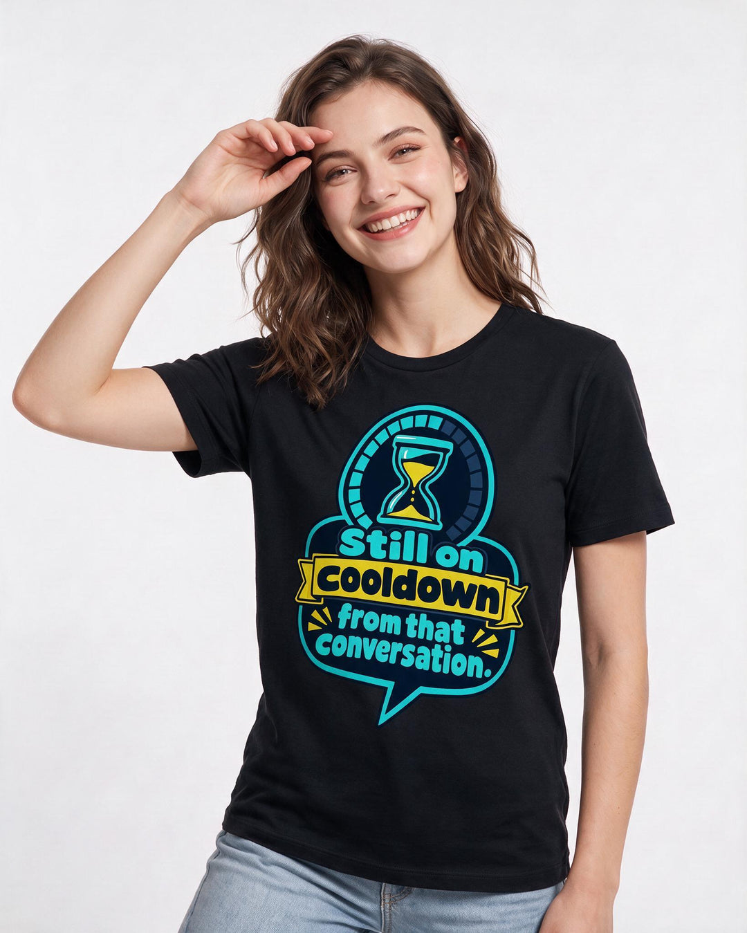Gaming Black T-Shirt for Women – Game Night Graphic Tee product image 1