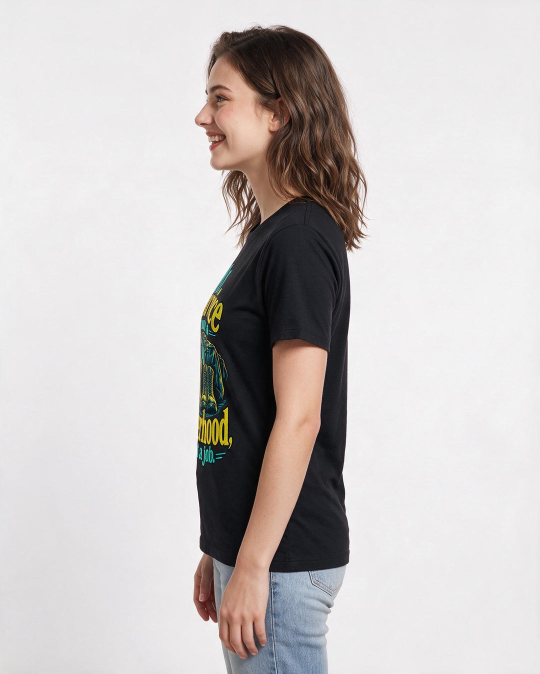 Veteran Black T-Shirt for Women – Everyday Expression Graphic Tee product image 2