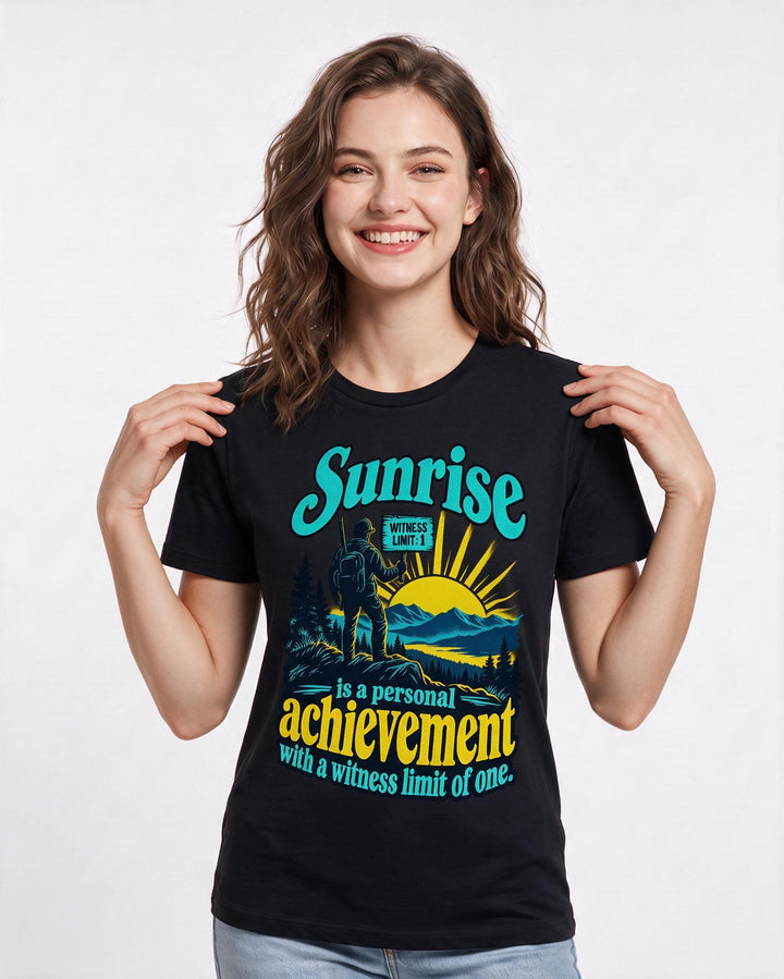Hunting Black T-Shirt for Women – Everyday Expression Graphic Tee product image 1