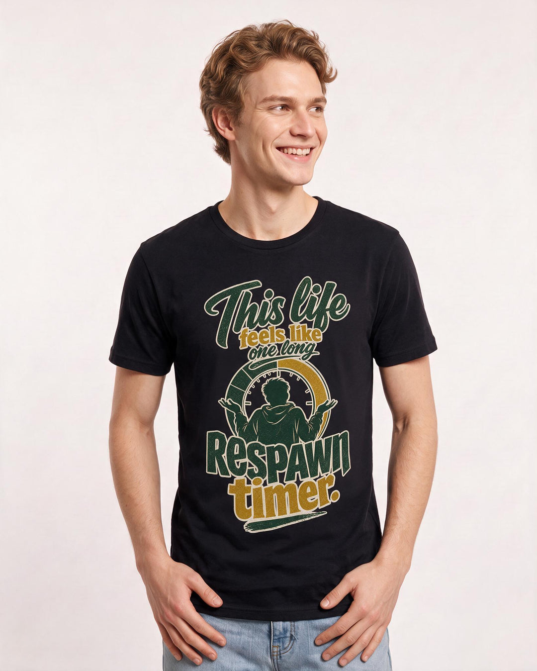 Gaming Black T-Shirt for Men – Game Night Graphic Tee product image 3