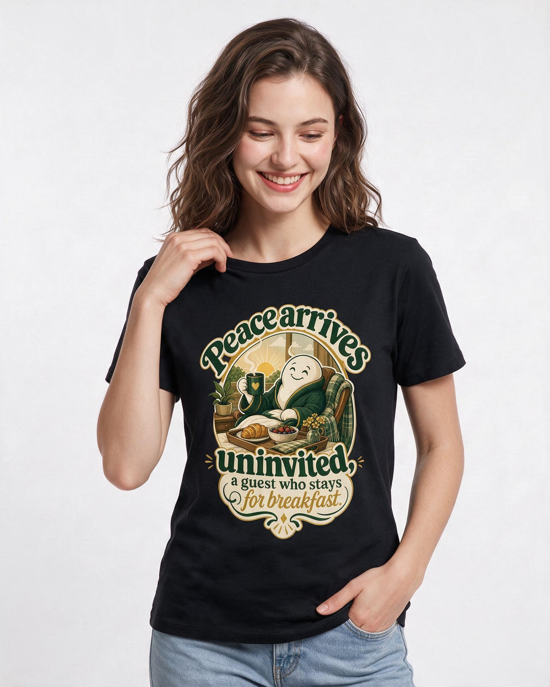 Christian Faith Black T-Shirt for Women – Everyday Expression Graphic Tee product image 1