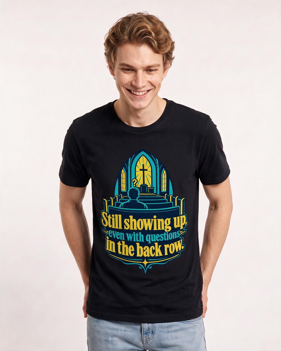 Christian Faith Black T-Shirt for Men – Everyday Expression Graphic Tee product image 1