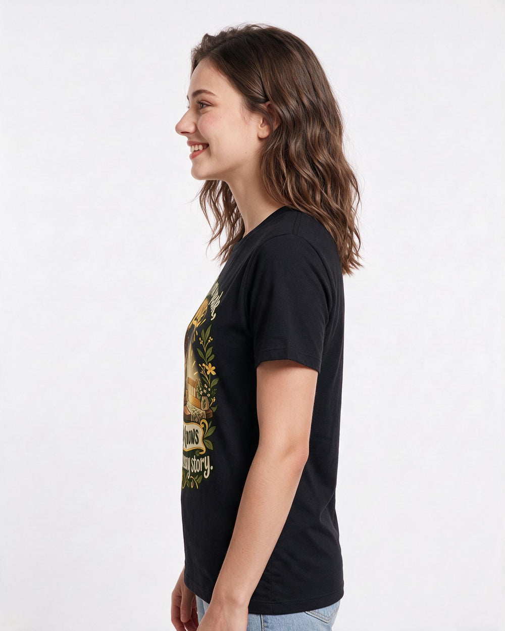Christian Faith Black T-Shirt for Women – Everyday Expression Graphic Tee product image 2