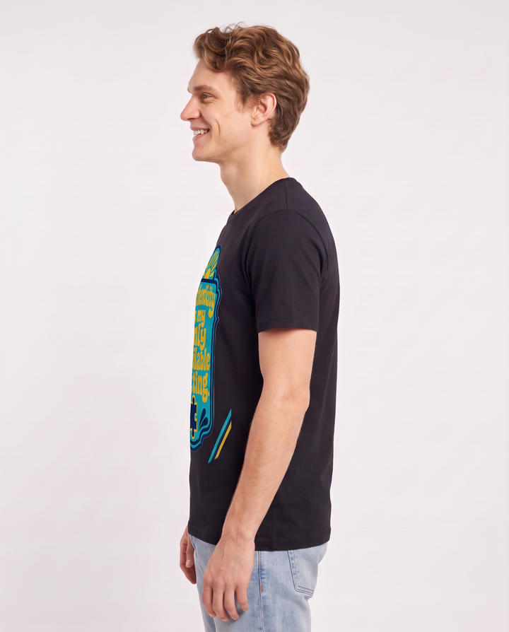 Graphic Men's Black T-Shirt - Authenticity is my only available product image 2
