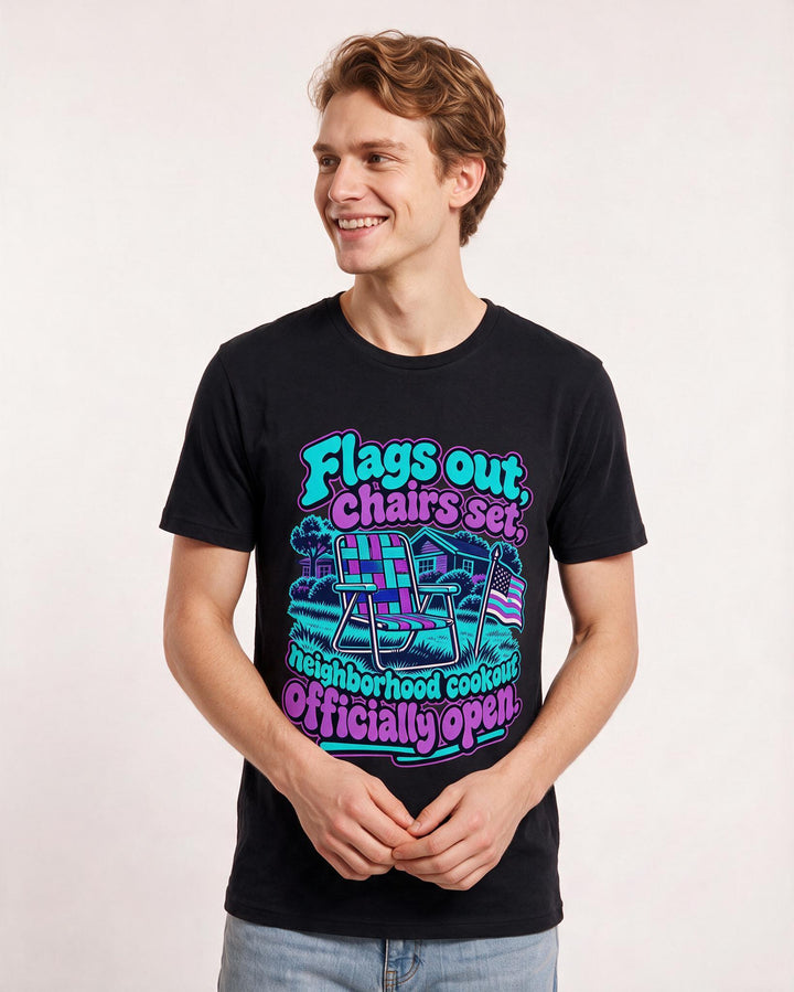 Patriotic Black T-Shirt for Men – Everyday Expression Graphic Tee product image 1