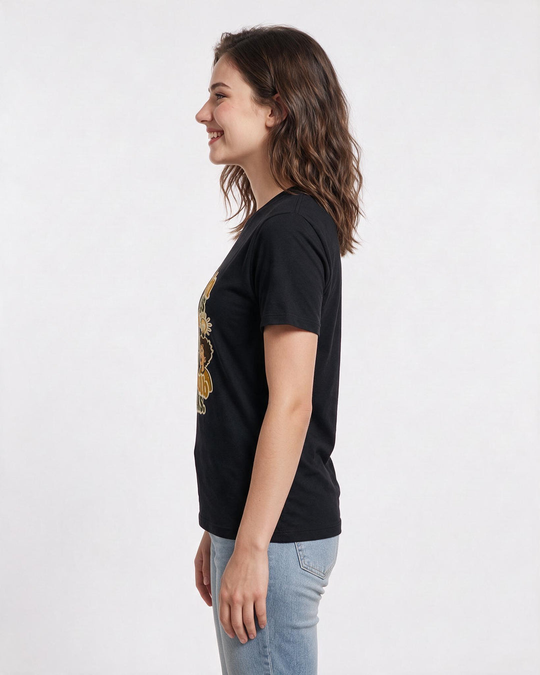 Teacher Black T-Shirt for Women – Everyday Expression Graphic Tee product image 2