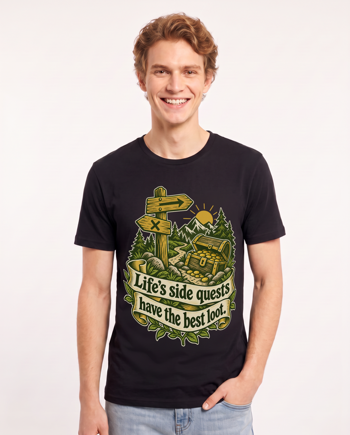 Gaming Black T-Shirt for Men – Game Night Graphic Tee product image 3