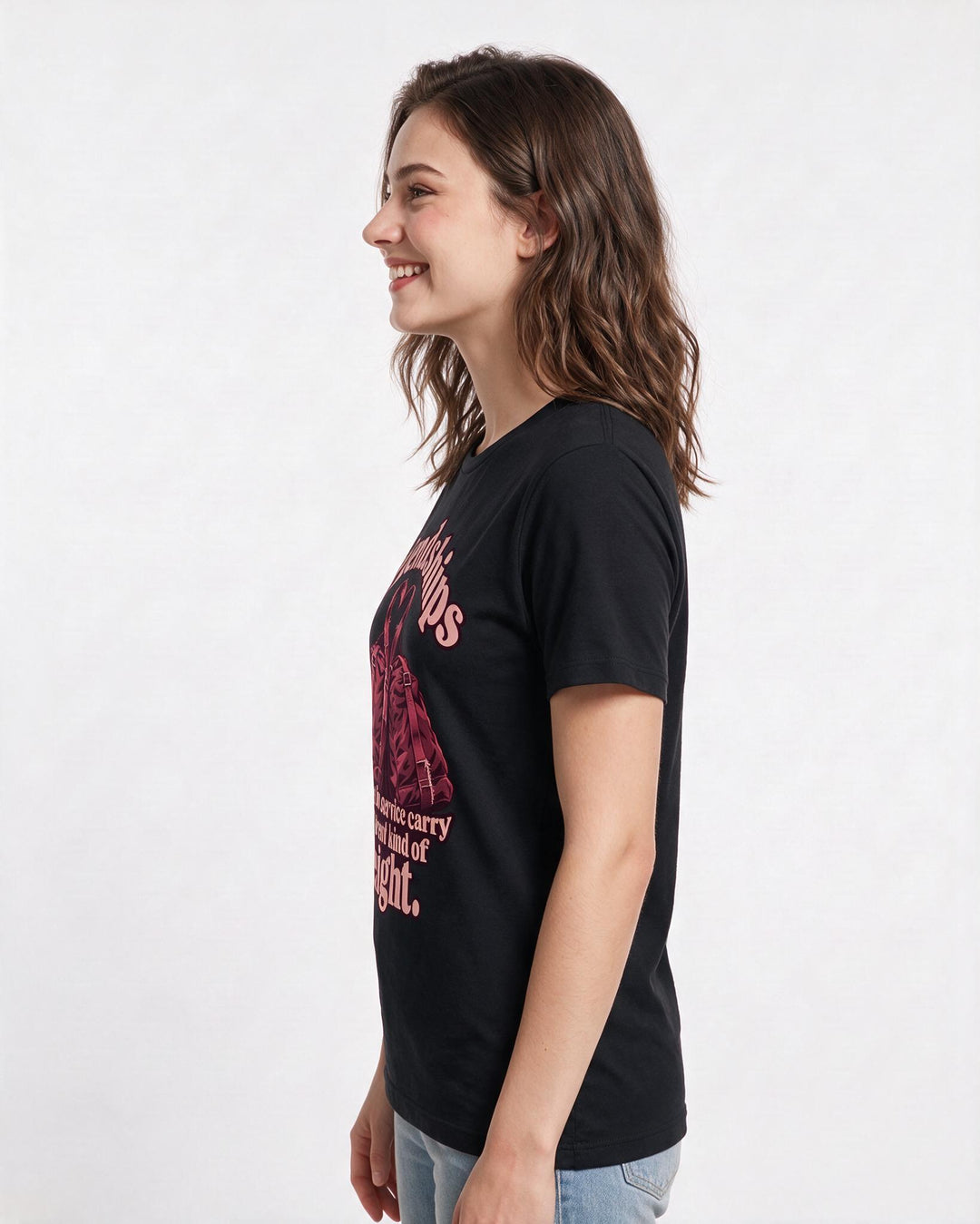 Veteran Black T-Shirt for Women – Everyday Expression Graphic Tee product image 2