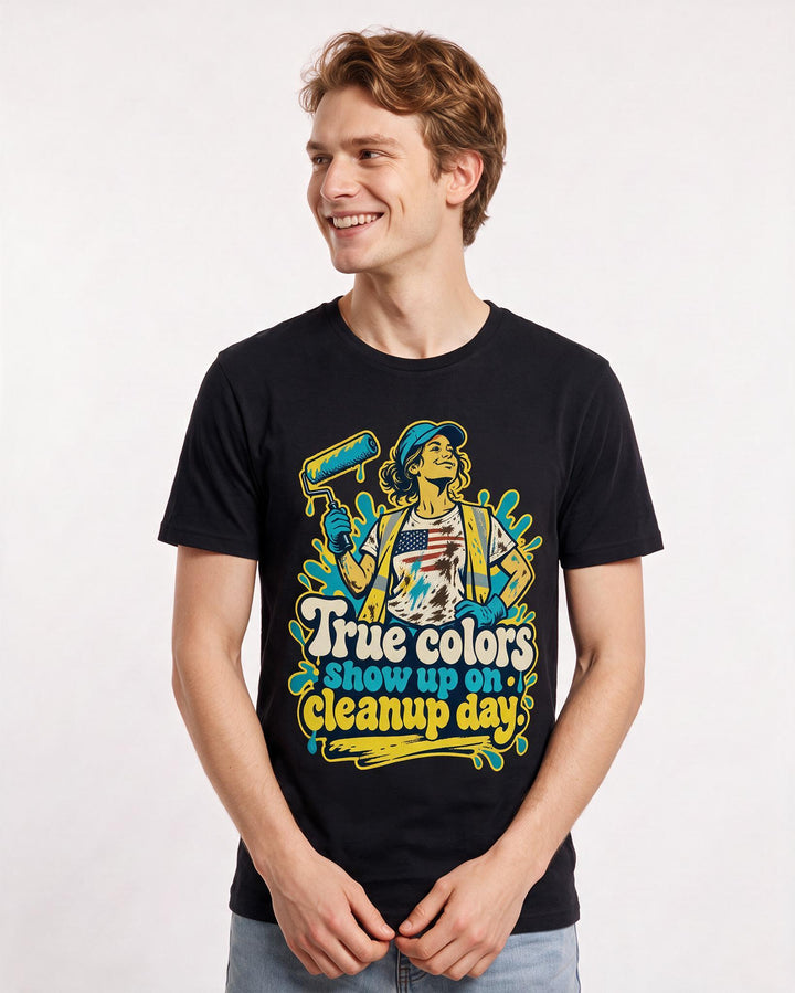 Patriotic Black T-Shirt for Men – Everyday Expression Graphic Tee product image 1