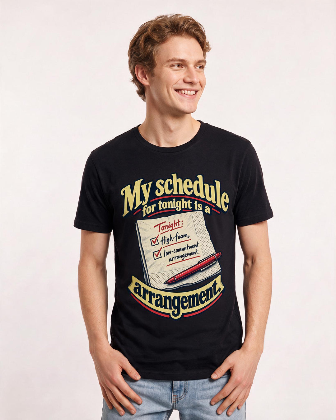 Beer Black T-Shirt for Men – Everyday Expression Graphic Tee product image 1
