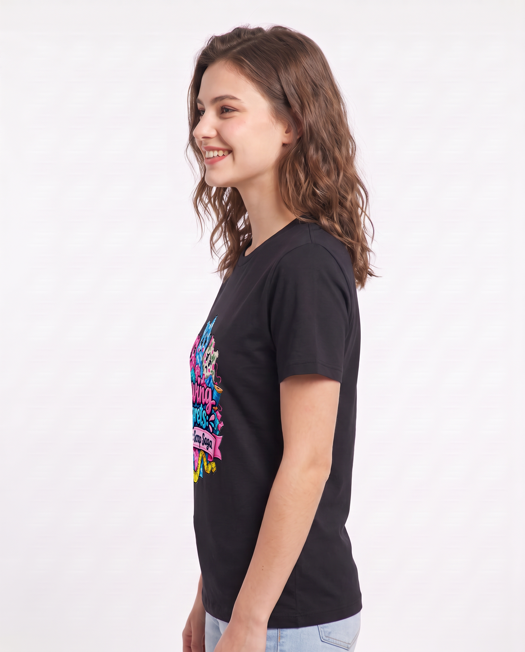 Sewing Regrets: My Fabric Scrap Saga Women's Black T-Shirt product image 3