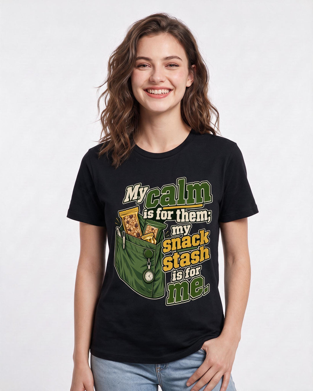 Nurse Black T-Shirt for Women – Nursing Life Graphic Tee product image 1