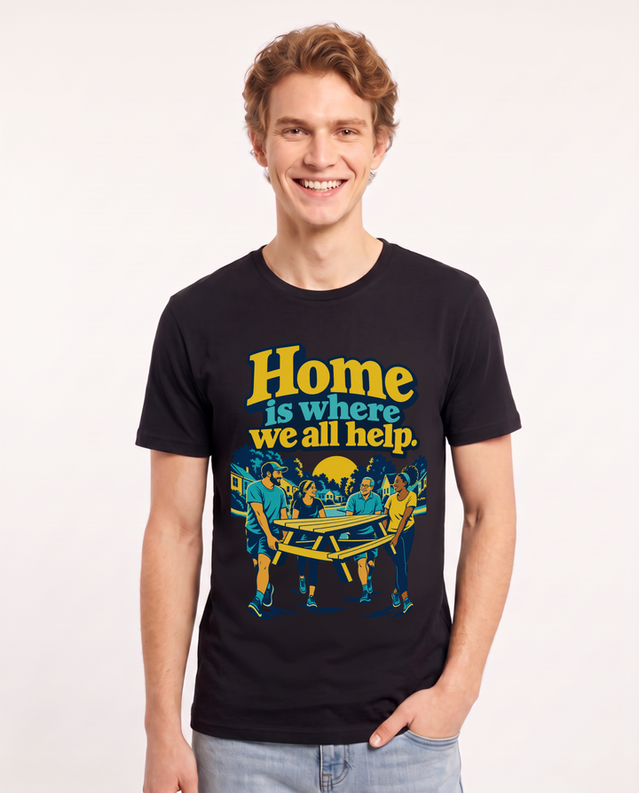 Patriotic Black T-Shirt for Men – Everyday Expression Graphic Tee product image 3