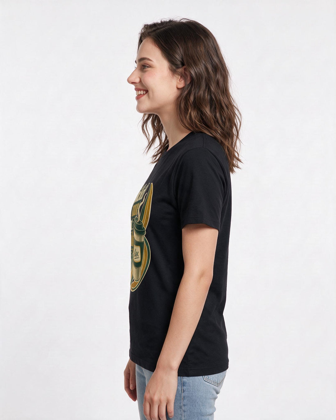 Pride Women's Black T-Shirt – I picked a name that finally fits. product image 2