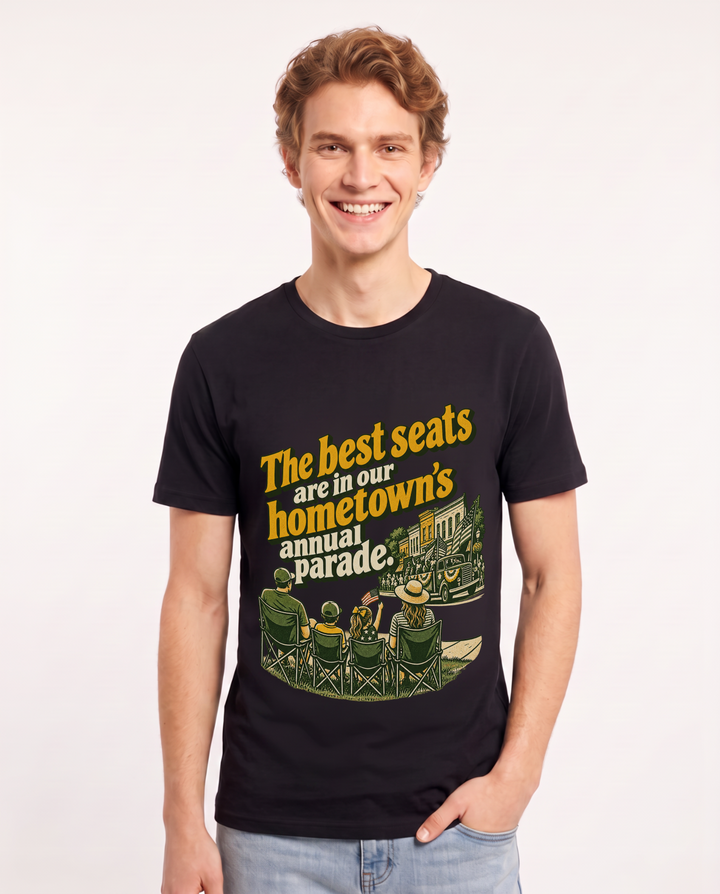 Patriotic Black T-Shirt for Men – Everyday Expression Graphic Tee product image 3
