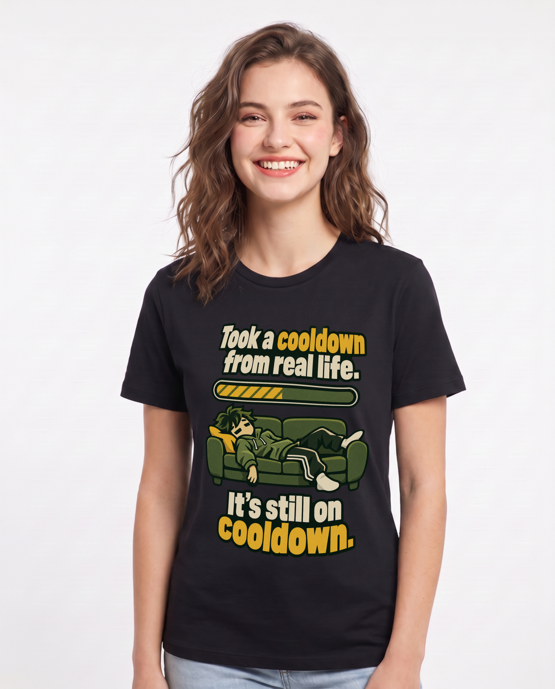 Gaming Black T-Shirt for Women – Game Night Graphic Tee product image 3