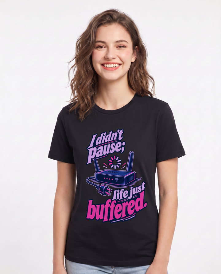 Gaming Black T-Shirt for Women – Game Night Graphic Tee product image 3