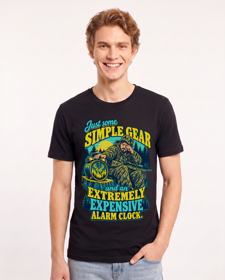 Hunting Black T-Shirt for Men – Everyday Expression Graphic Tee product image 3