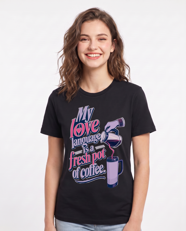 Grandparent Black T-Shirt for Women – Everyday Expression Graphic Tee product image 3