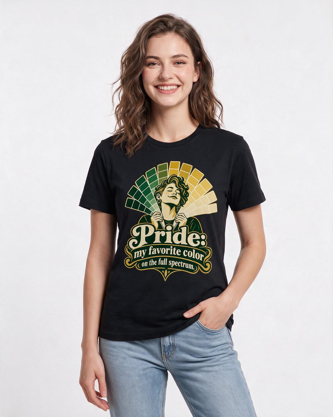 Pride Black T-Shirt for Women – Everyday Expression Graphic Tee product image 1