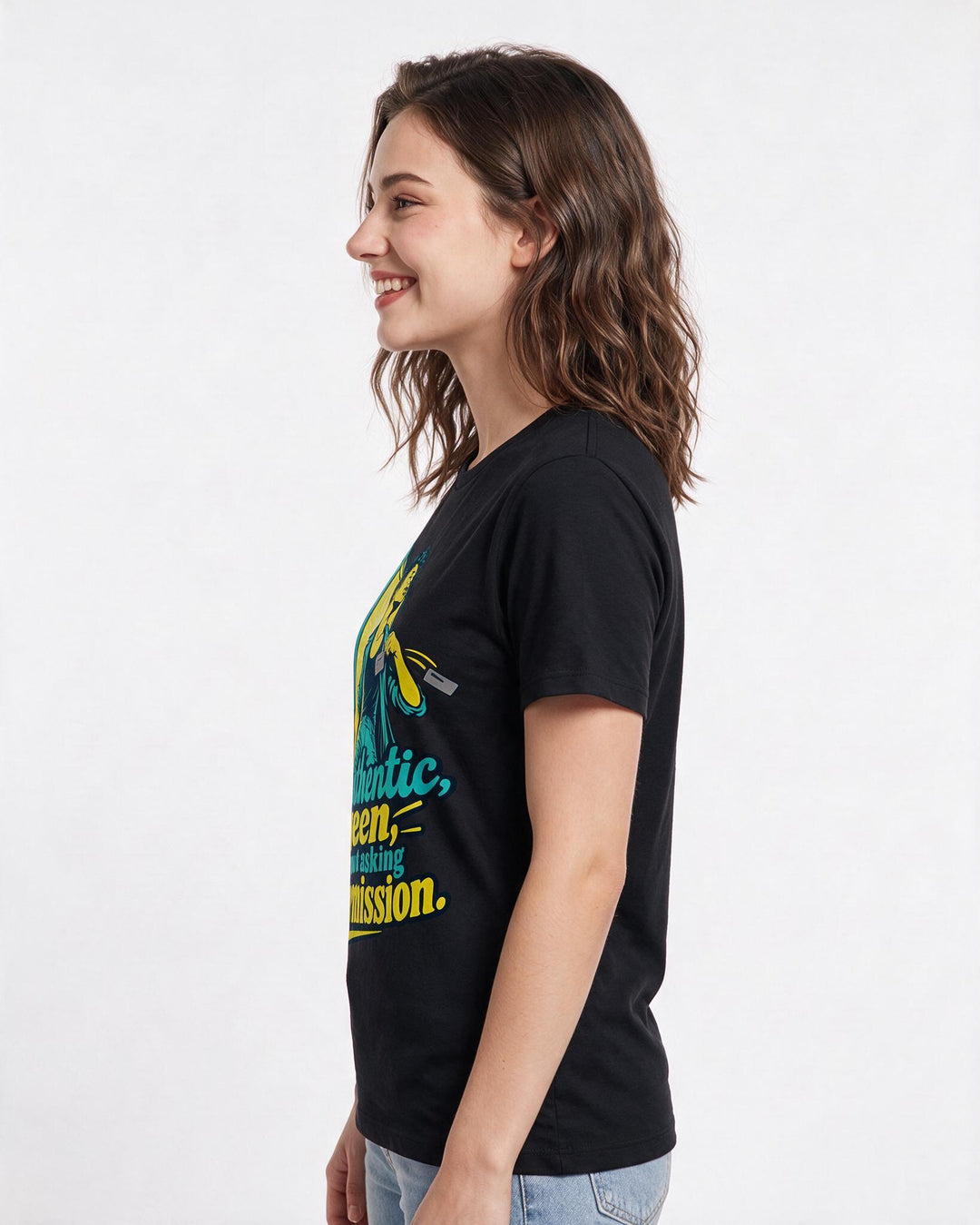 Pride Black T-Shirt for Women – Everyday Expression Graphic Tee product image 2
