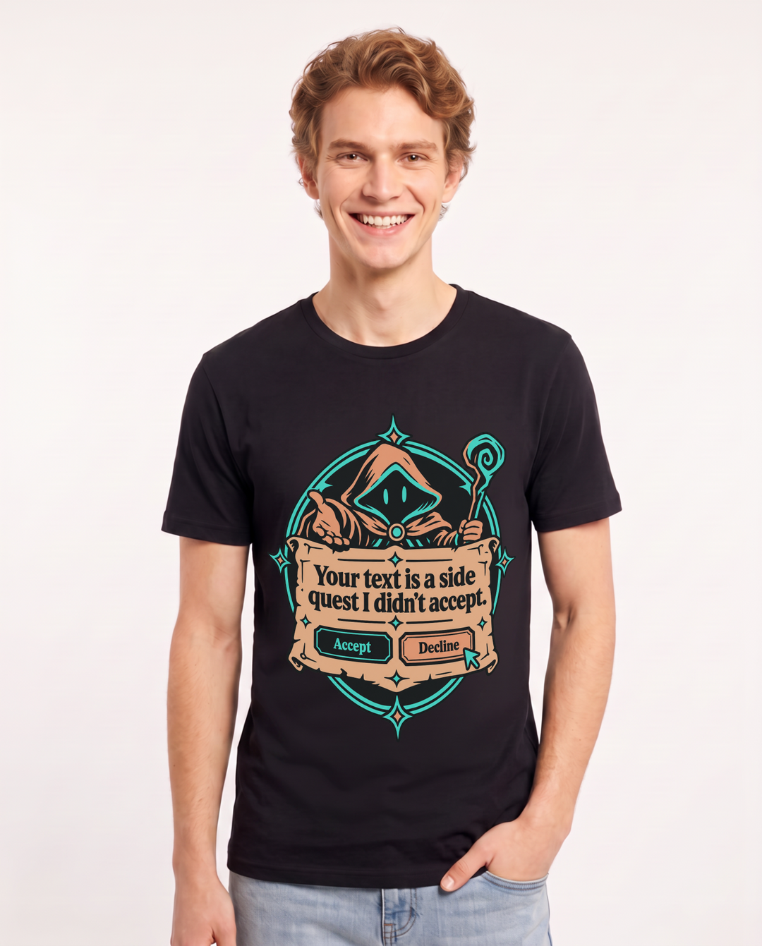 Gaming Black T-Shirt for Men – Game Night Graphic Tee product image 3