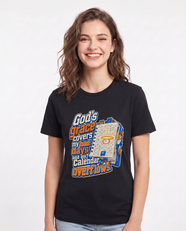 Christian Faith Black T-Shirt for Women – Everyday Expression Graphic Tee product image 1