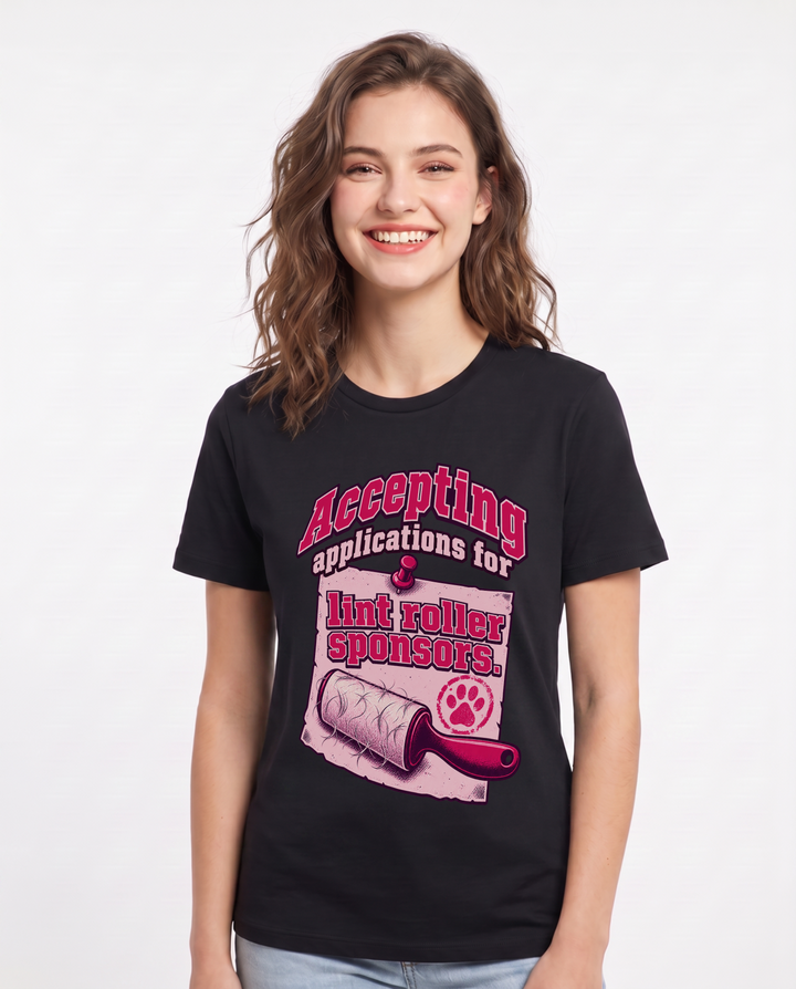Cat Lover Black T-Shirt for Women – Everyday Expression Graphic Tee product image 3