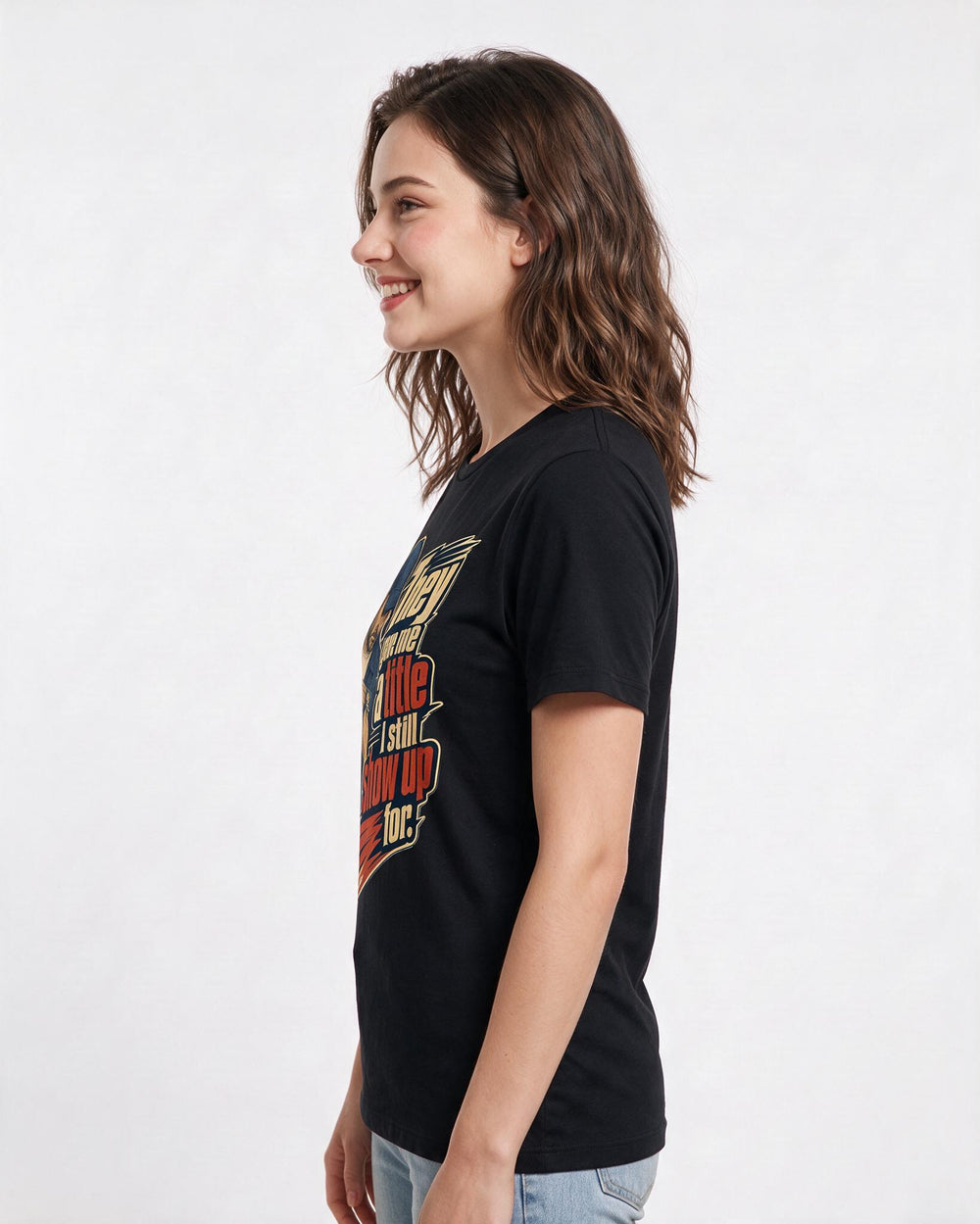 Veteran Black T-Shirt for Women – Everyday Expression Graphic Tee product image 2