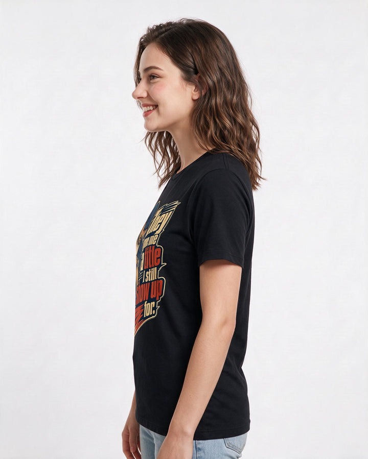 Veteran Black T-Shirt for Women – Everyday Expression Graphic Tee product image 2
