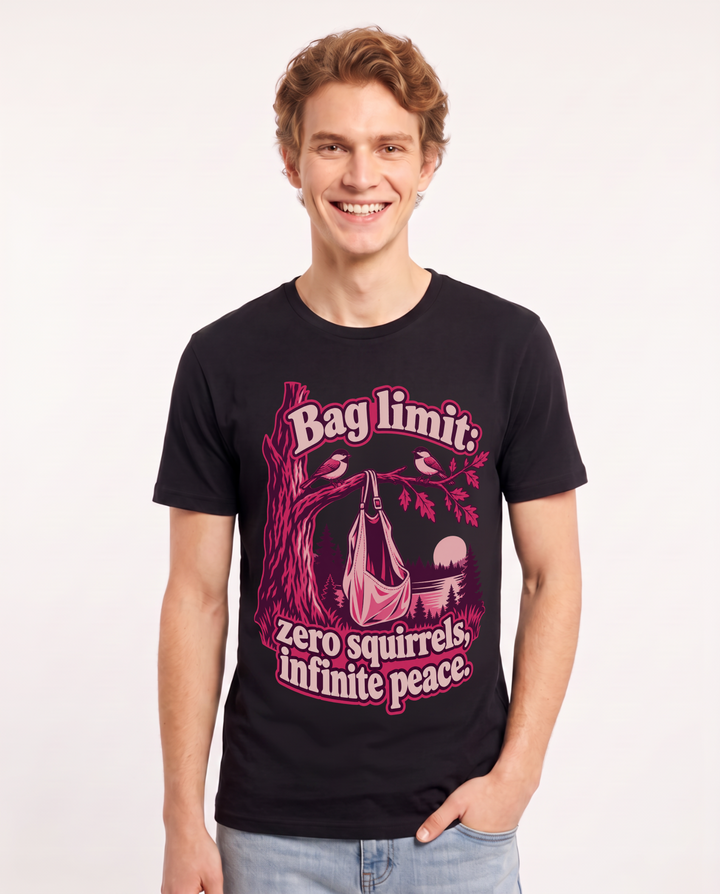 Hunting Black T-Shirt for Men – Everyday Expression Graphic Tee product image 3