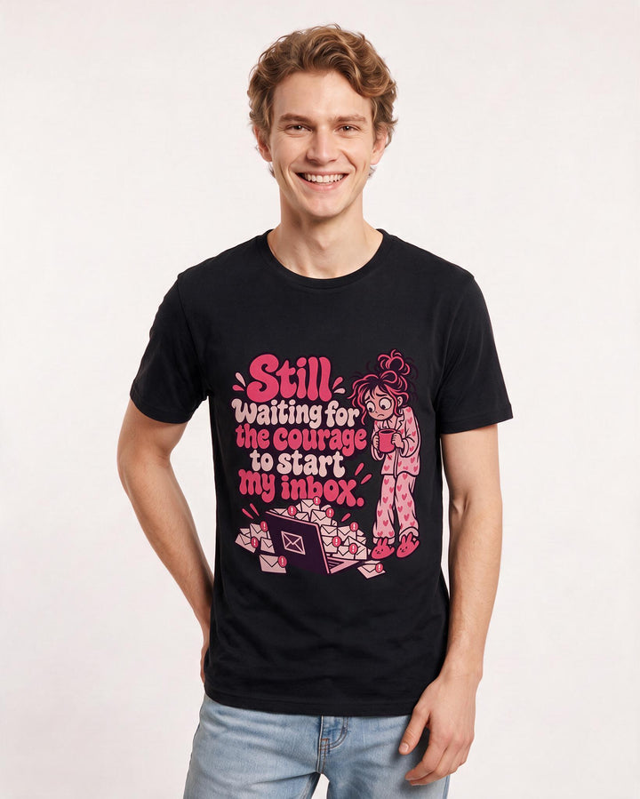Meme Black T-Shirt for Men – Everyday Expression Graphic Tee product image 1