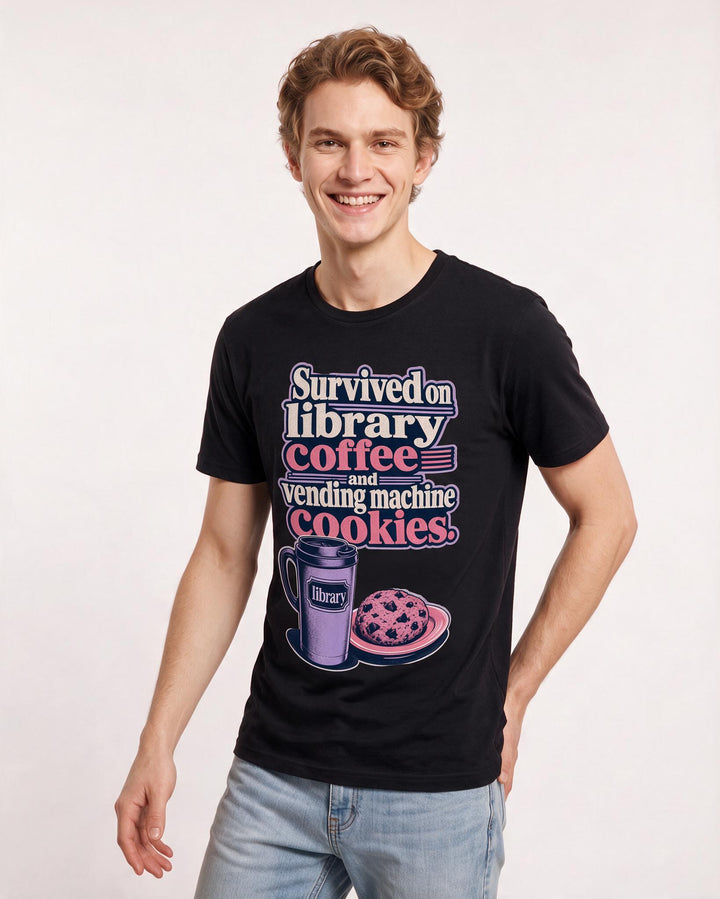 Graduation Black T-Shirt for Men – Everyday Expression Graphic Tee product image 1