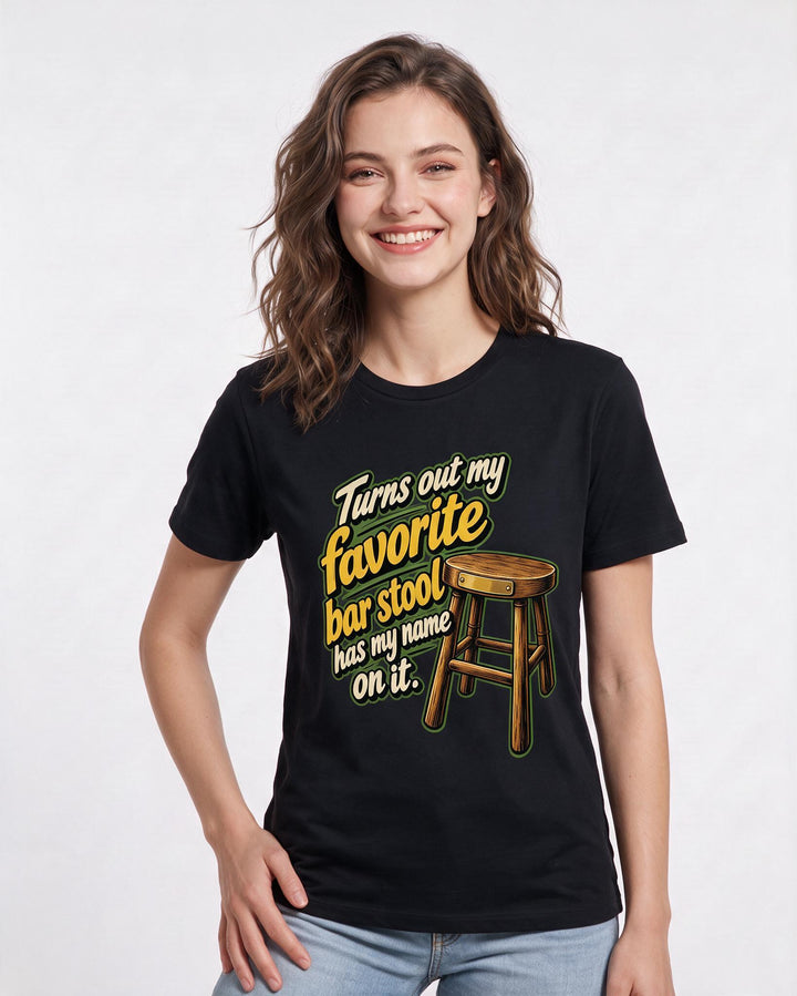 Beer Black T-Shirt for Women – Everyday Expression Graphic Tee product image 1